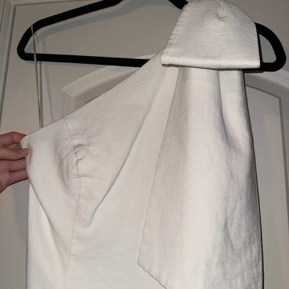 C/MEO White bow midi bride dress size‎ small - Picture 6 of 8